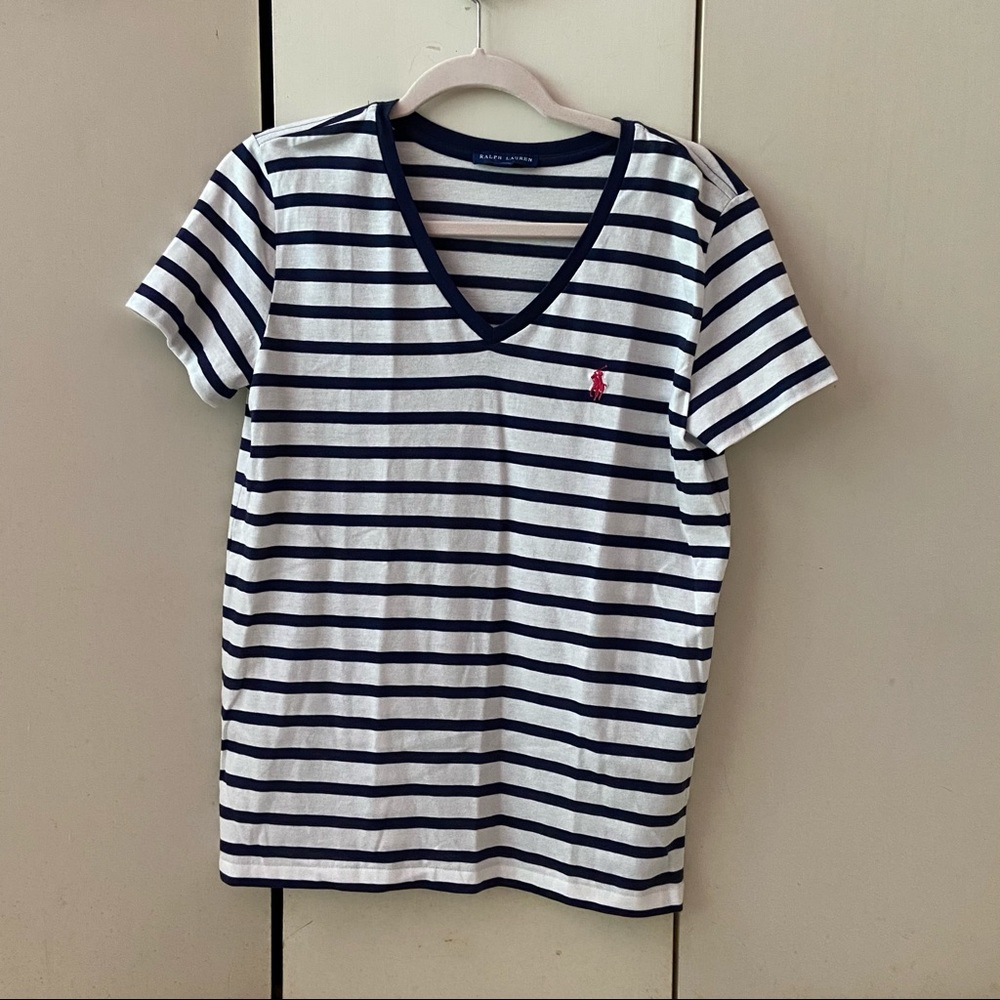 Polo Ralph Lauren striped v neck t-shirt